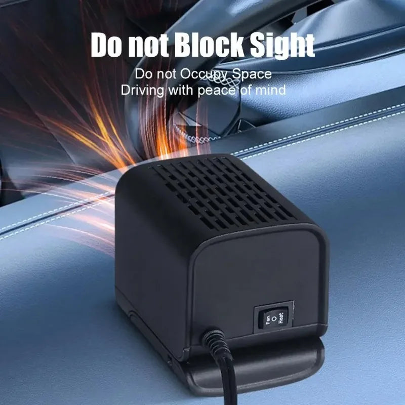 12V 2 in 1 Car Heater Fan Electric Cooling Heating Windshield Defogging Demister Heater Air Purification Anti Fog System Oasis Select
