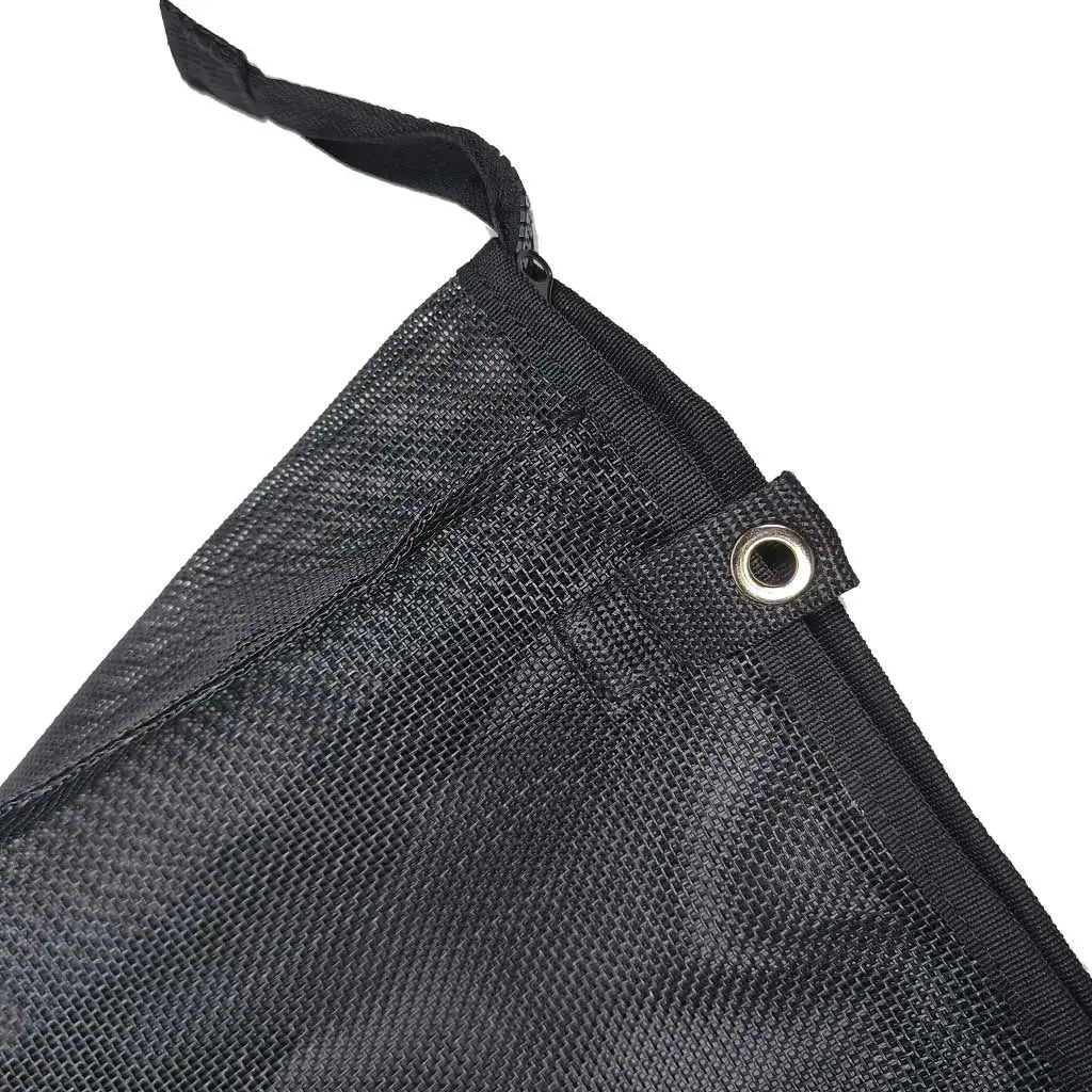 Big Size Heavy Duty Anchor Rope Zipper Pouch UV-Proof Mesh Storage Bag Line Organizer Pocket For Yacht Marine Boat Hanging Oasis Select