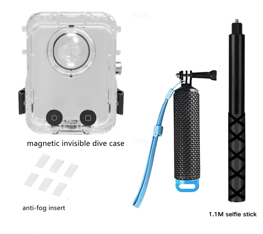 DJI Osmo 360 Waterproof Dive Case – 40M Invisible Housing