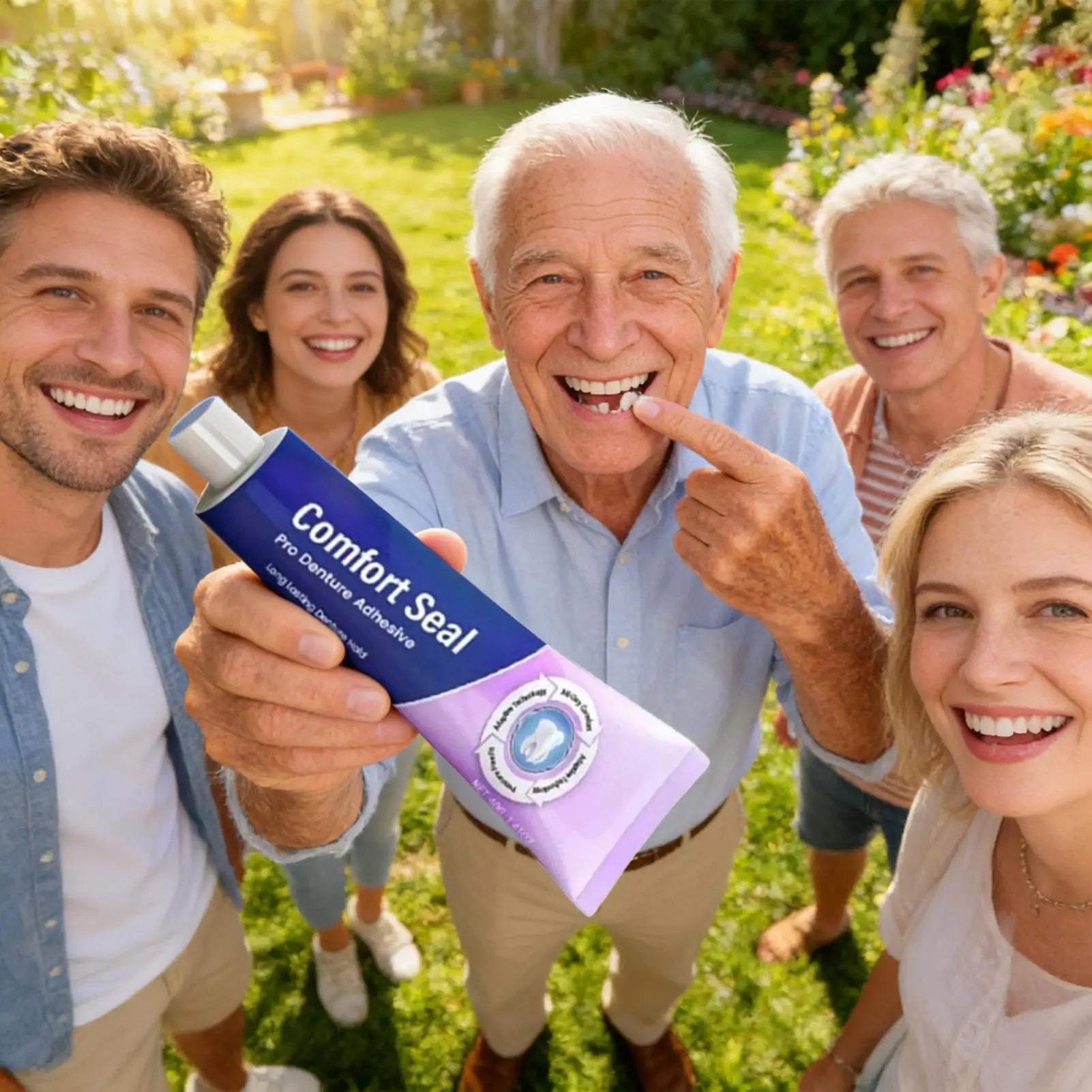 40g Denture Adhesive Cream – Strong Hold All-Day Secure Fit