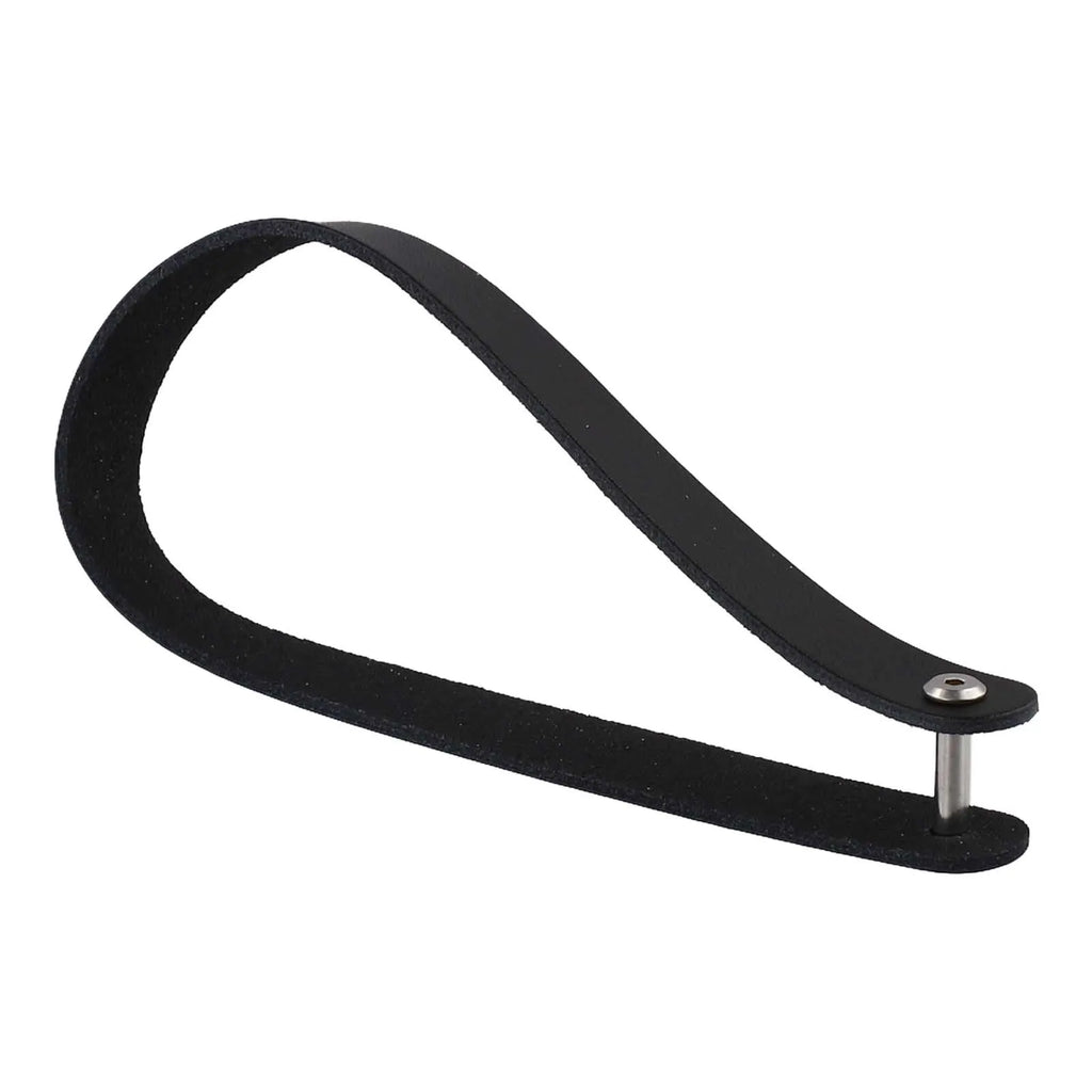 Bike Accessory Cowhide Handle Bike Commuting Black Convenient Pull Ring Lightweight Design Quick Removal Feature Oasis Select