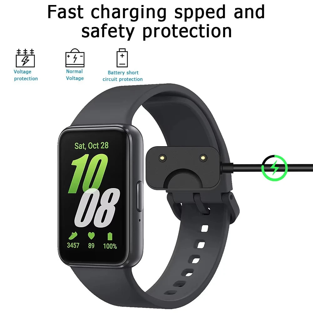 Samsung Galaxy Fit 3 Magnetic USB Charger Cable – SM-R390 Smartwatch Charging Cable Oasis Select