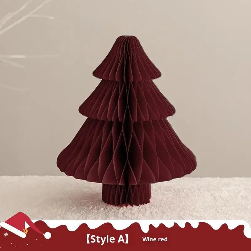 3D Honeycomb Christmas Ball Ornament – Foldable Paper Hanging