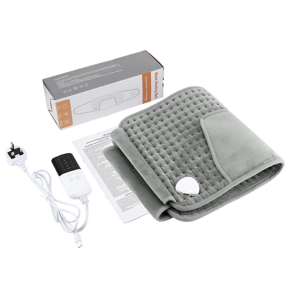 Electric Heated Waist Belt – 10-Level Temp Control & Timer