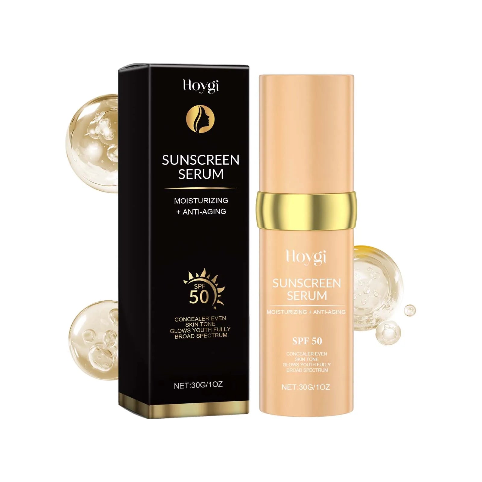 Hydrating Protective Concealer Cream SPF30 Nourishing & Brightening Lightweight Lasting Natural Coverage for All Skin Types Oasis Select 1Pcs 30g Boxed