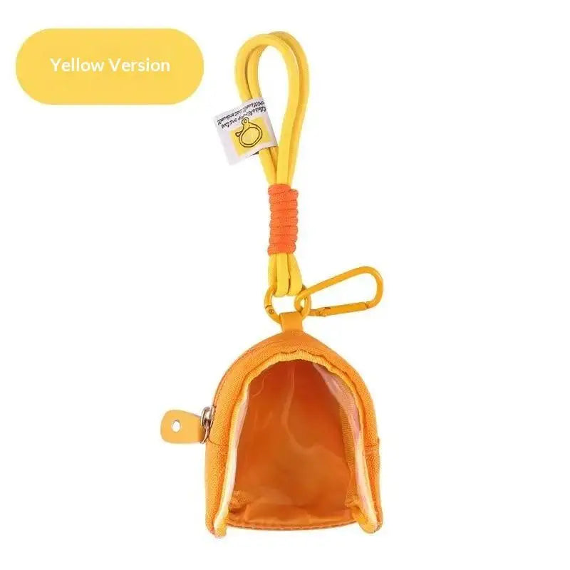 Mini Transparent Keychain Organizer Case – Earphone & Coin Bag Keychain Organizer Case Oasis Select Yellow