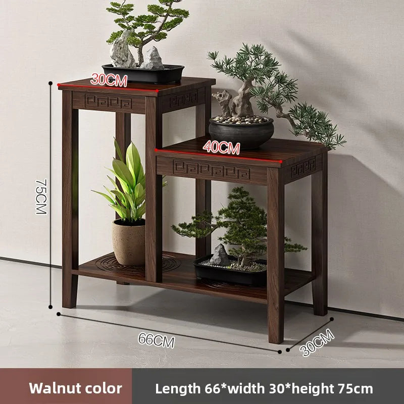 New Chinese flower rack, living room floor-to-ceiling indoor flower table, flower pot rack antique rack, ornament tea room rack. Oasis Select 75 High B