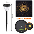 Solar Lawn Lights, Outdoor Waterproof Garden Lights, Garden Landscape Decoration Atmosphere LED Ground Insert Lights Oasis Select warm light