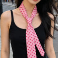 Striped Silk Scarf Women Lightweight Breathable Fashion Neck Head Scarf Daily Office Travel Beach Accessory Office Daily Wear Oasis Select A5