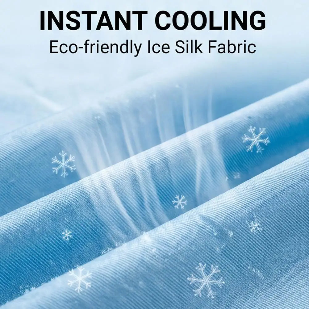 Dog Cooling Mat – Ice Silk Pet Bed for Cats & Dogs S–XXL