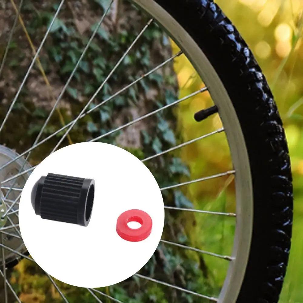 Valves Waterproof Bolt-In O Rubber Ring Airtight Seal Tyre Stem Air Caps Car Tire Valve Stem Caps Dustproof Caps Dust Cover Oasis Select