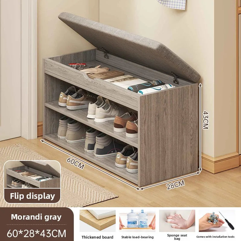 The shoe change stool is at the door the shoe cabinet, the sitting stool is extremely narrow can sit on the shoe rack Oasis Select 24