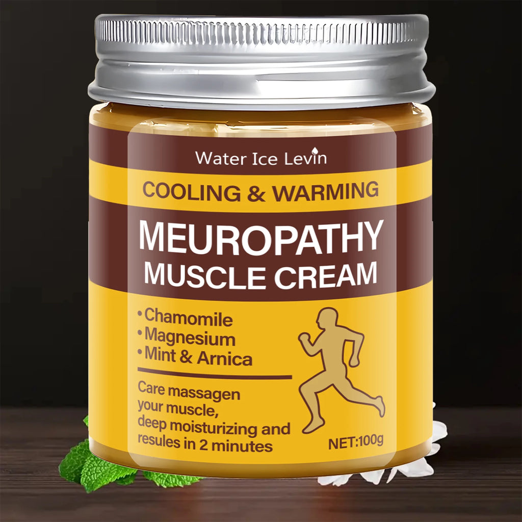 Cooling & Warming Neuropathy Muscle Cream – Chamomile & Magnesium Muscle Relief Cream Oasis Select