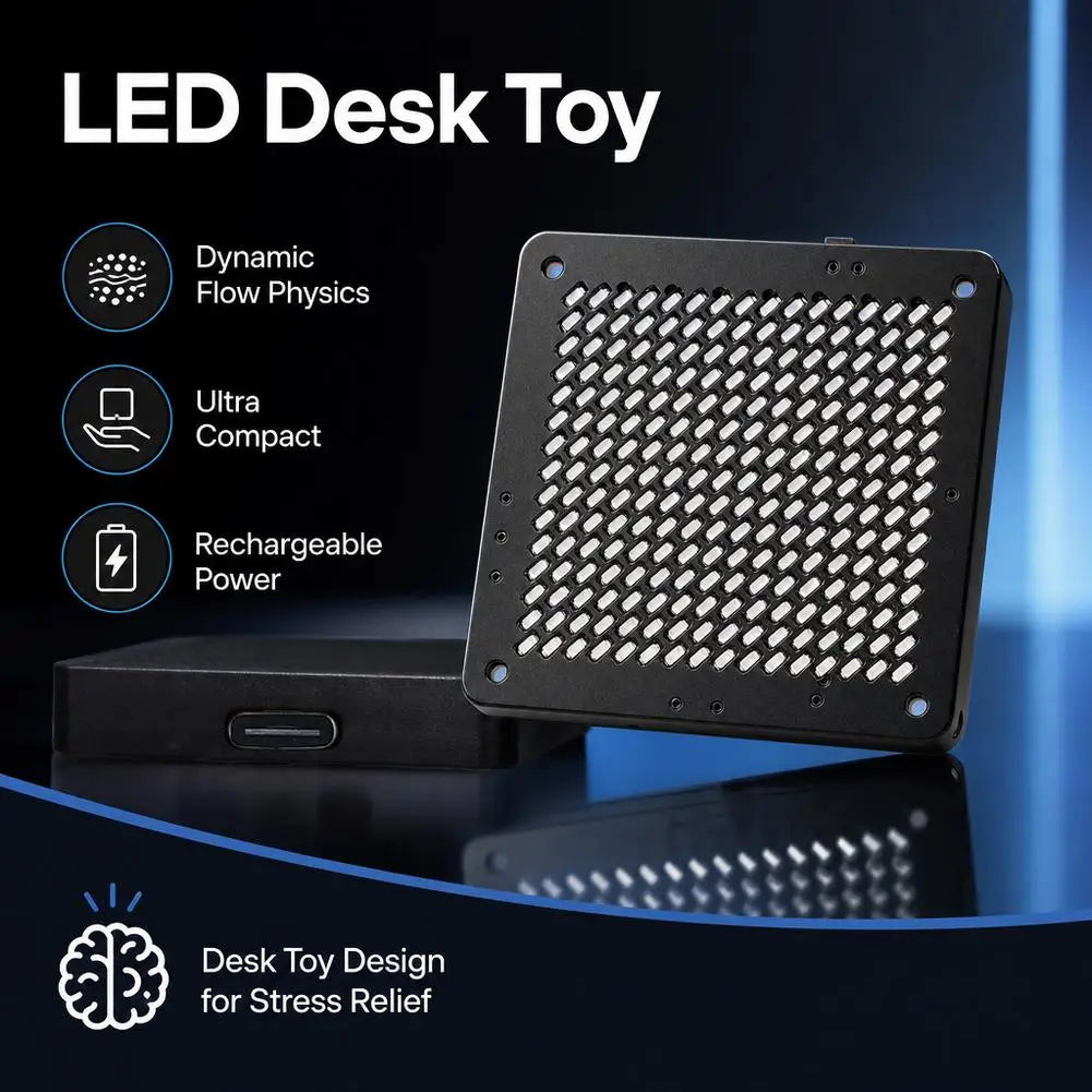 LED Fluid Simulation Desk Toy | Gravity Sensor Light Ornament
