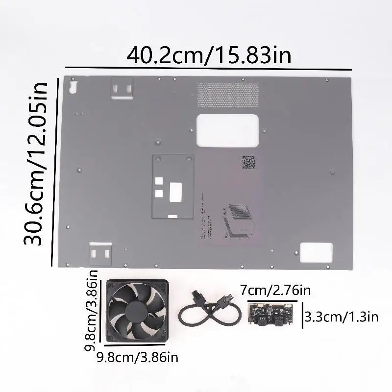 For P2S External Exhaust Fan Kit 3D Printer Upgrade Accessories P2S Chamber Exhaust Fan Spare Parts Purify Exhaust Oasis Select