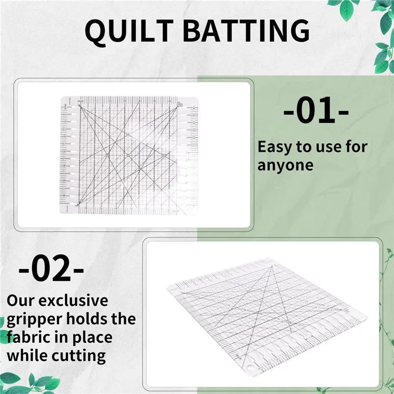 LIKE WISH Sewing Ruler Fabric Cutting Ruler Quilting Supplies Tools Sewing Supplies Fabric Cutter Patchwork Template DIY Oasis Select