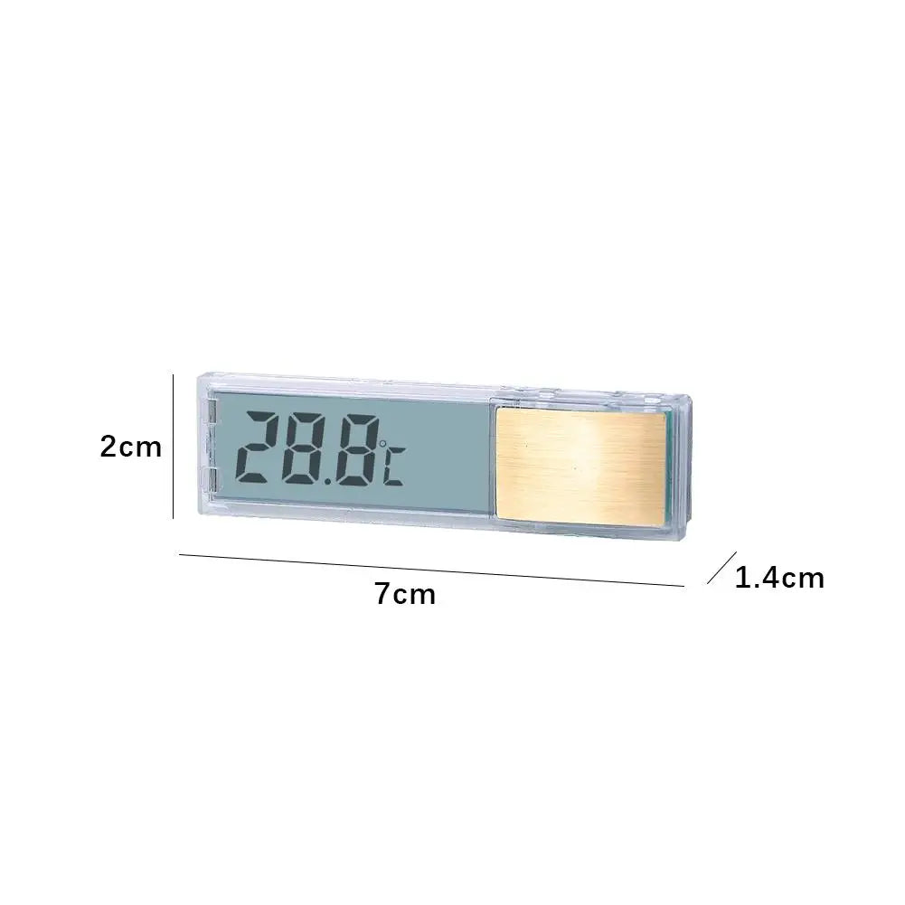 1pc Aquarium Thermometer 3D Digital LED Electronic Fish Tank Temperature Fish Turtle Temp Meter Aquarium Decoration Oasis Select