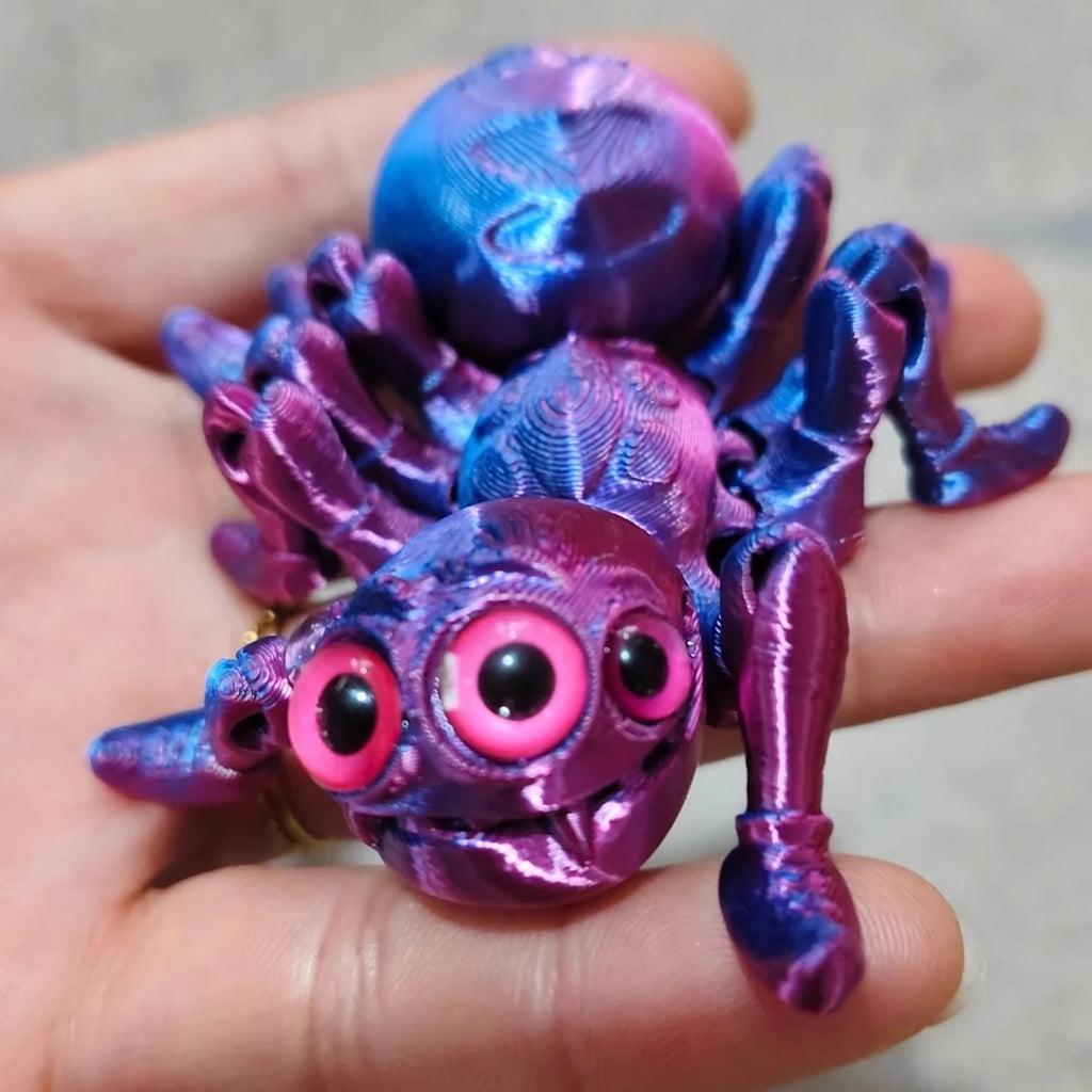 3D Printed Spider, Articulated 3D Animals,Relief Stress Fidget Toys, Desktop Pet Halloween Surprise Gift for Home Office Décor Oasis Select