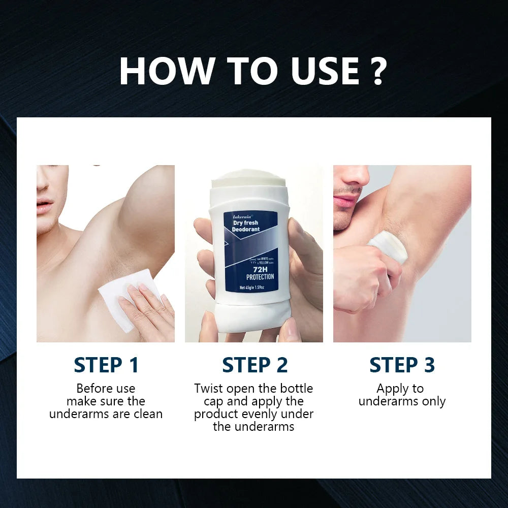 Lakerain UltraClear 72H Antiperspirant Deodorant Stick for Men