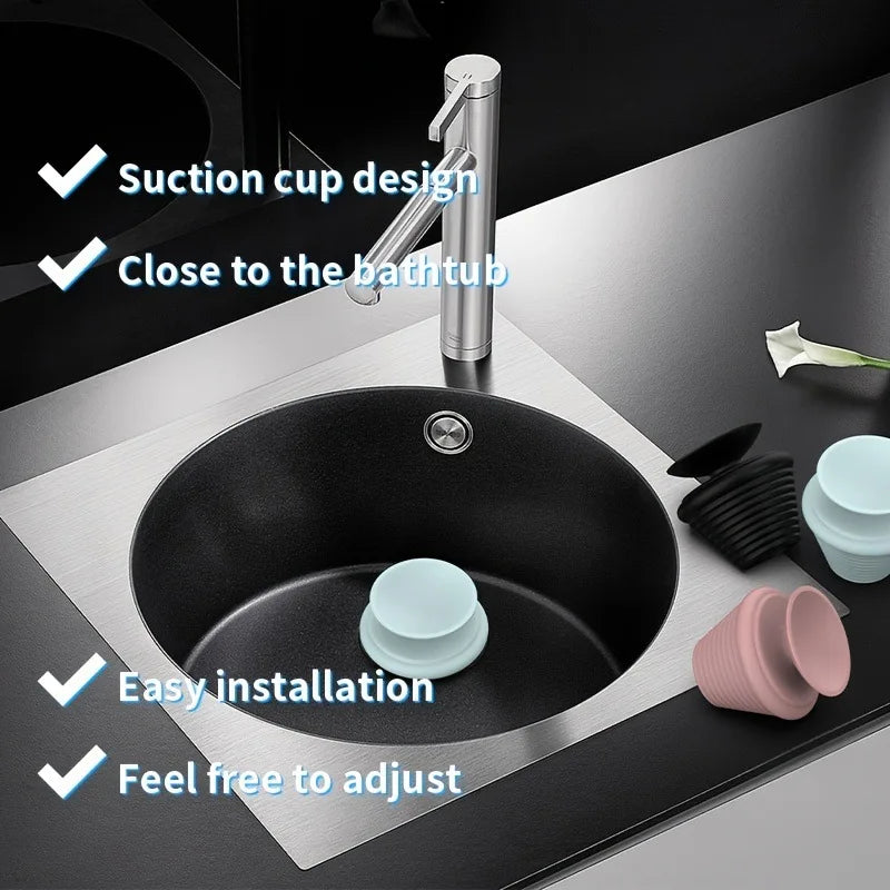 1PCS Universal Silicone Bathtub Stopper Replacement Sink Drain Anti Clogging Bath Plug Kitchen Bathroom Accessorie Oasis Select