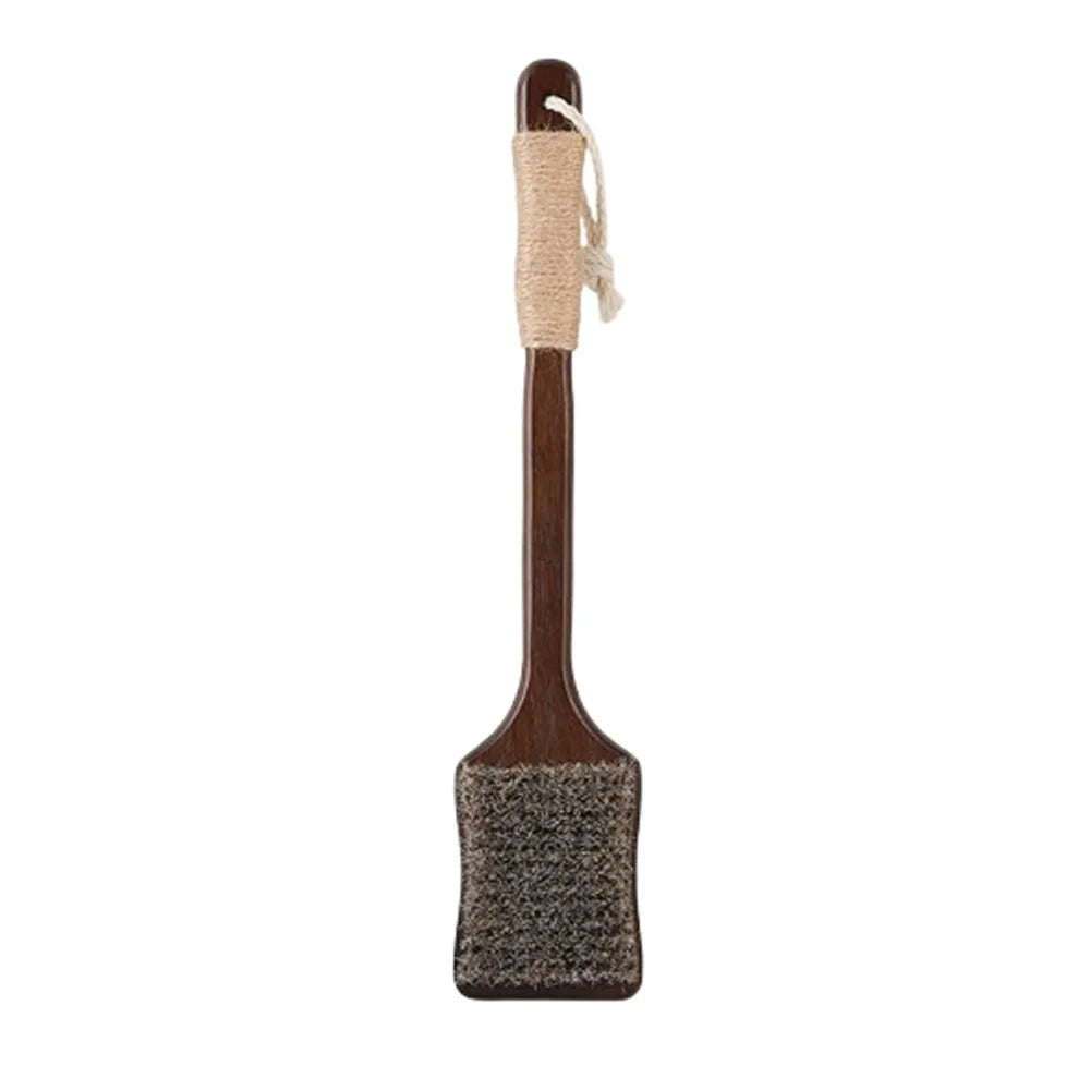 Long Handle Bath Brush – Soft Bristle Back Scrubber & Exfoliator
