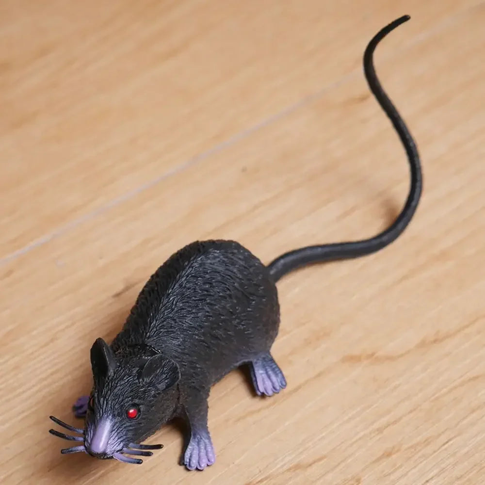 Lifelike Fake Rat Prank Toy | Halloween Novelty Mouse Prop