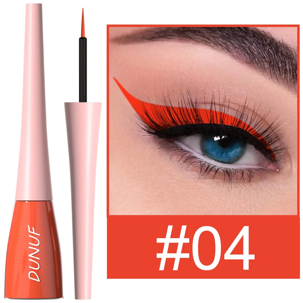 DUNUF 1 Pcs Waterproof Long-Wearing Liquid Eyeliner - Smudge-Resistant, Transfer-Proof, Perfect For Creating Dramatic Looks Oasis Select 04