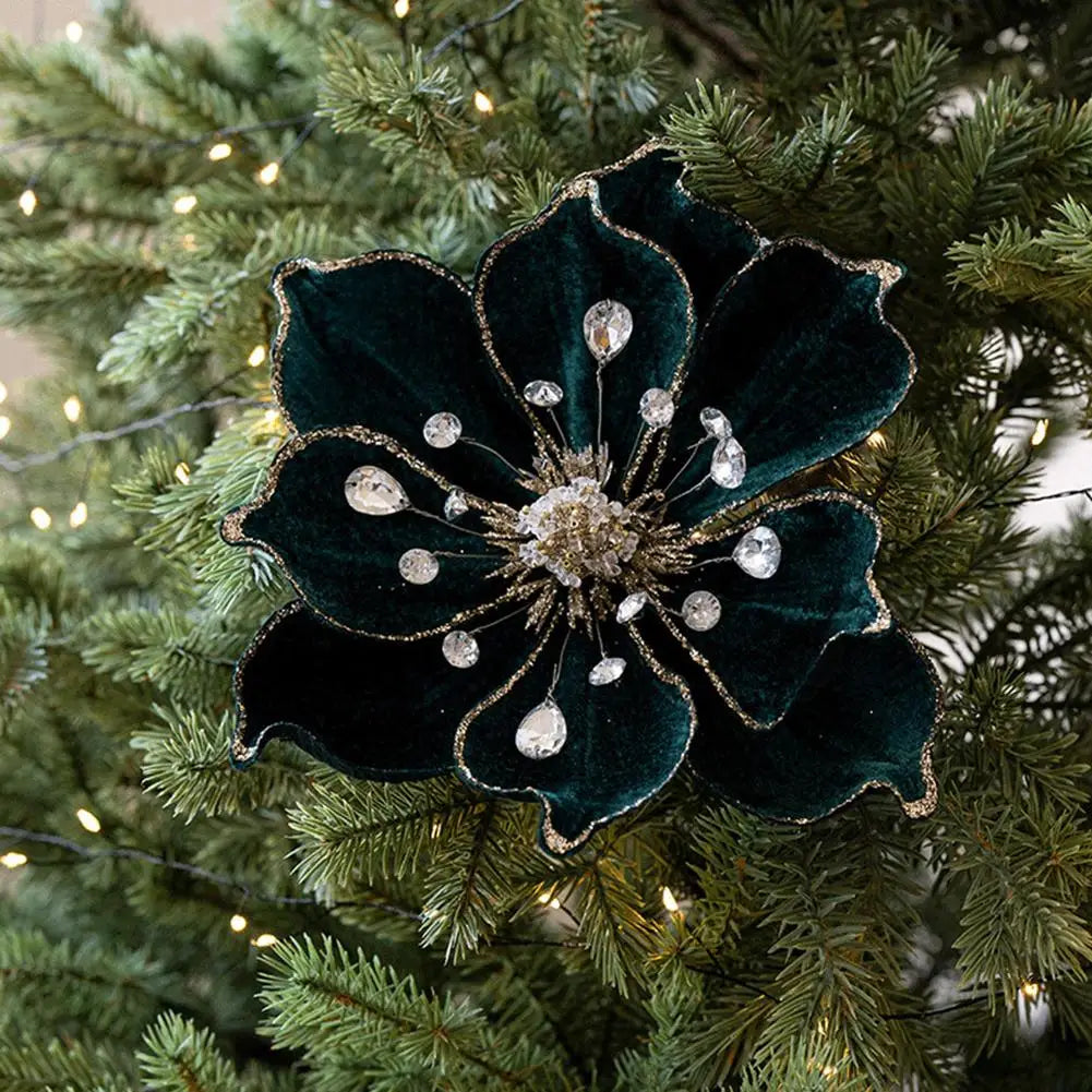 Elegant Colorful Artificial Magnolia Flowers Perfect Christmas Tree Decor For Effortless Positioning And Adjustment Oasis Select