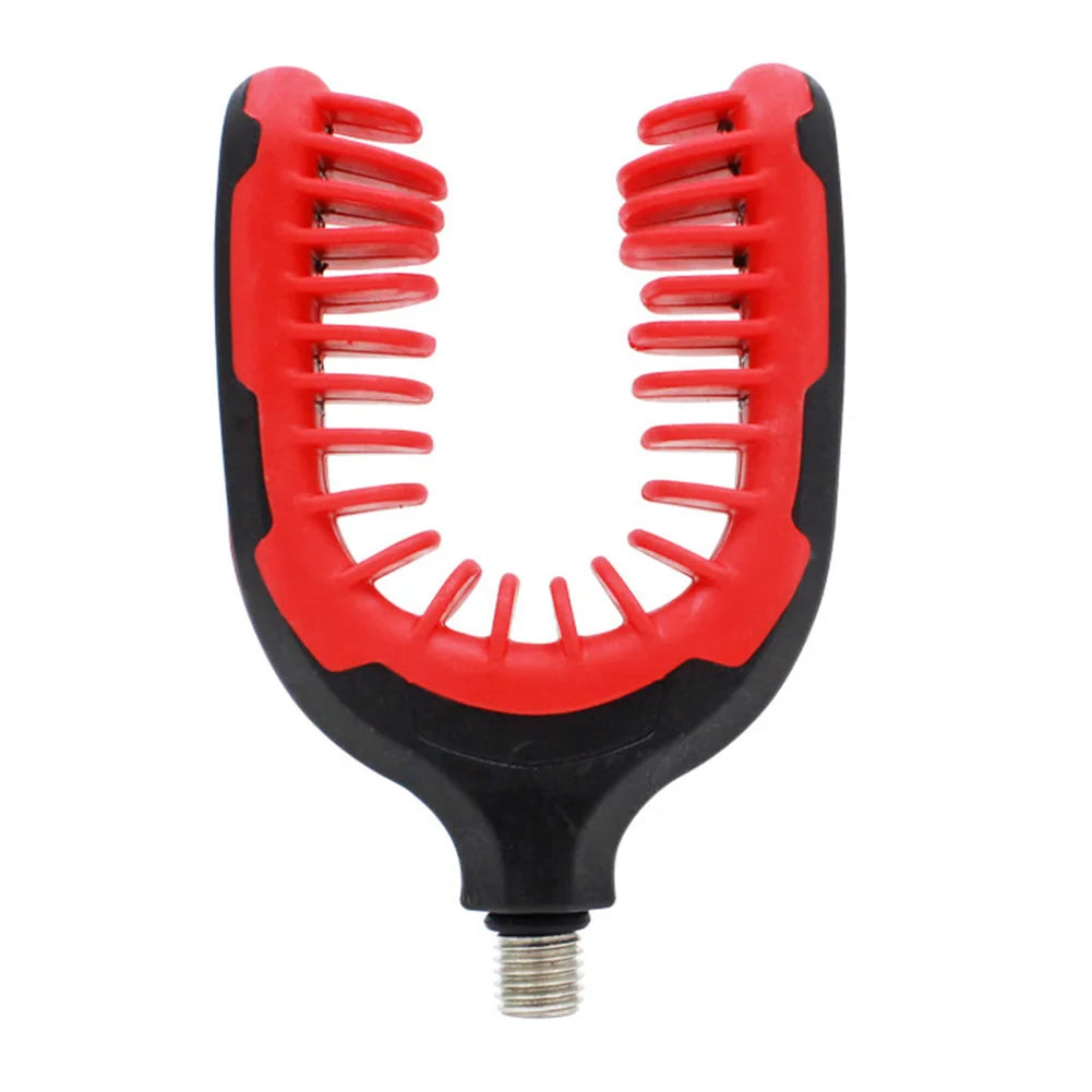 Fishing Rod Holder Rest For Holder Head 3/8 Thread 9.8*6.3cm Prevent Slipping Fishing Tackle Gripper Rest Gripper Rod Grips Tool Oasis Select red