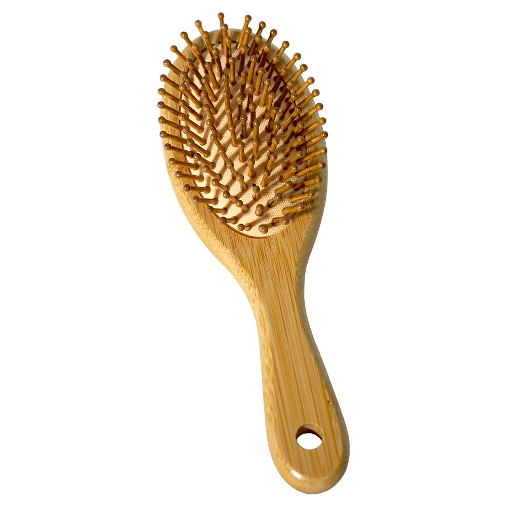 Bamboo Air Cushion Paddle Comb – Smooth & Tangle-Free Hair Bamboo Paddle Comb Oasis Select 862-4B1