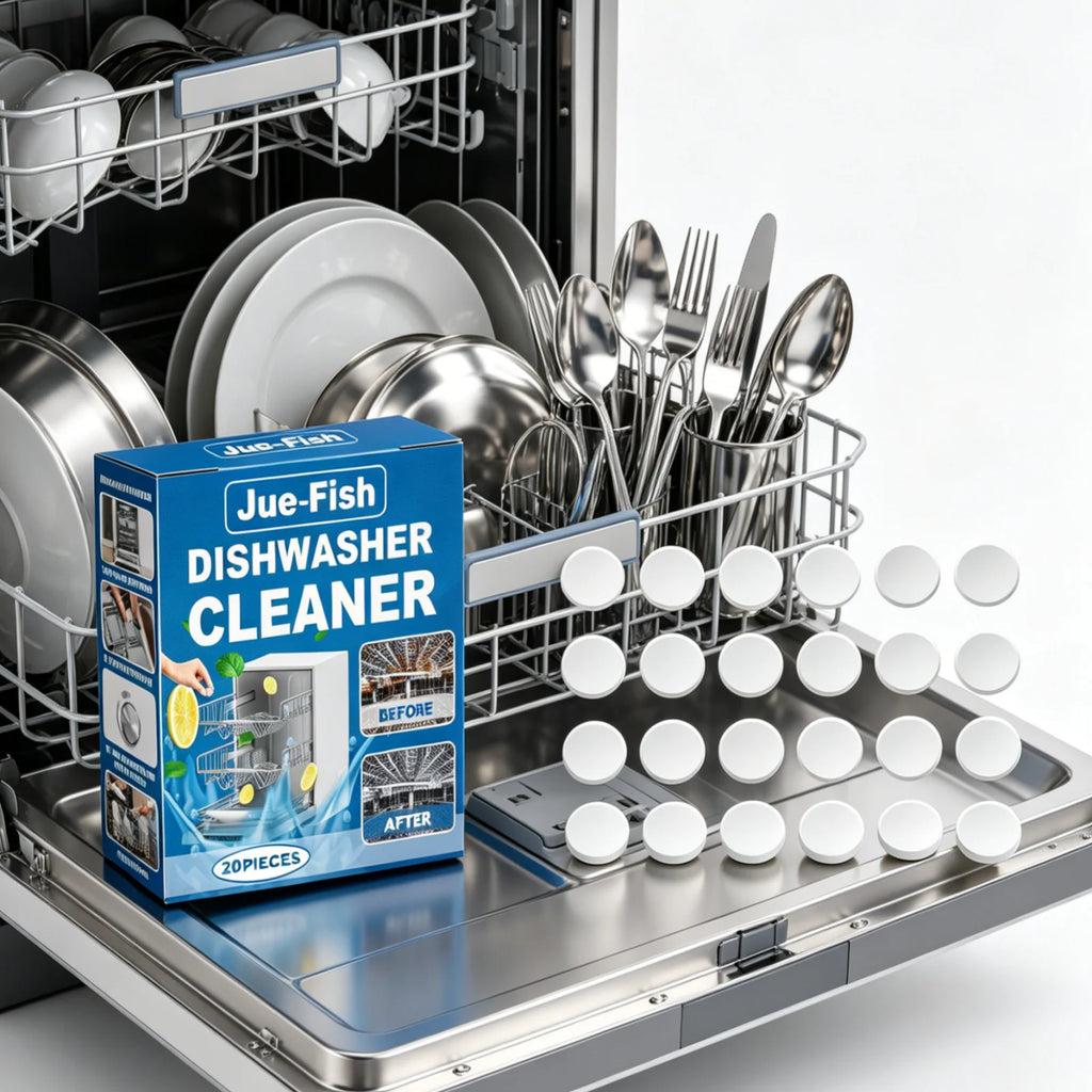 Jue Fish Dishwasher Cleaner Tablets – Descale & Deodorize 20pk Dishwasher Cleaner Tablets Oasis Select