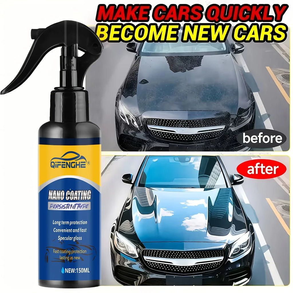 Car Coating Agent, Shiny Car Stuff, Car Maintenance Products, Polishing And Waxing Set, with Two Sponge Brushes And A Towel, Car Oasis Select