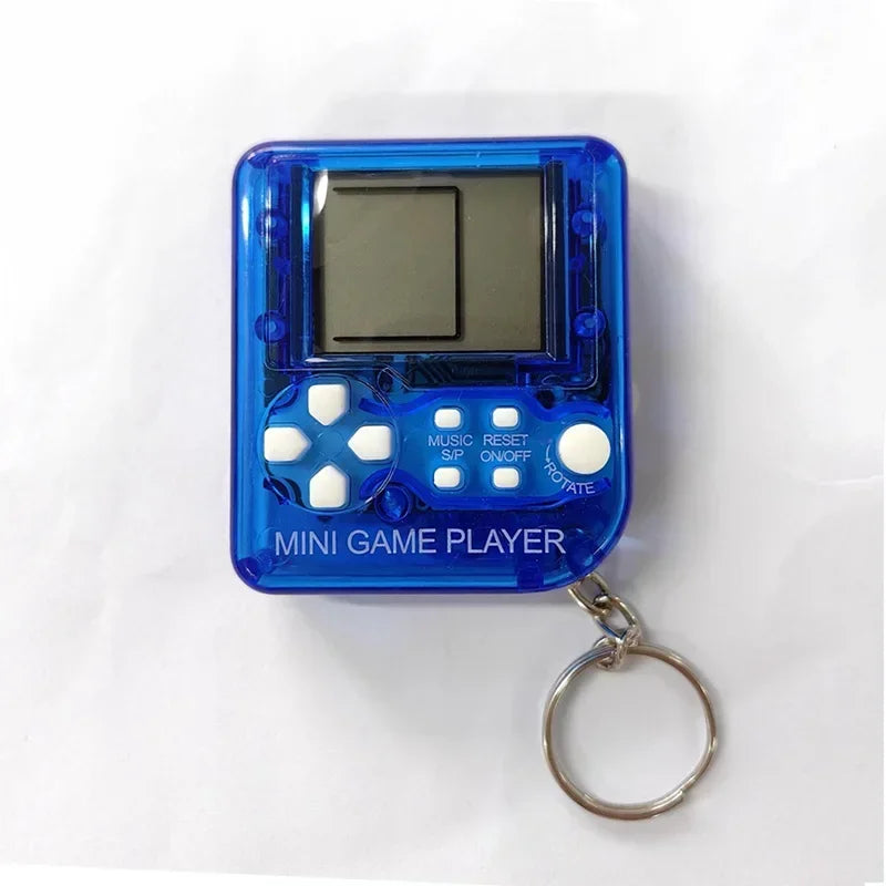 Retro Mini Handheld Game Players Classic Electronic Games Hand Held Console Game Child Puzzle Gaming Console Toys Gift Oasis Select Blue
