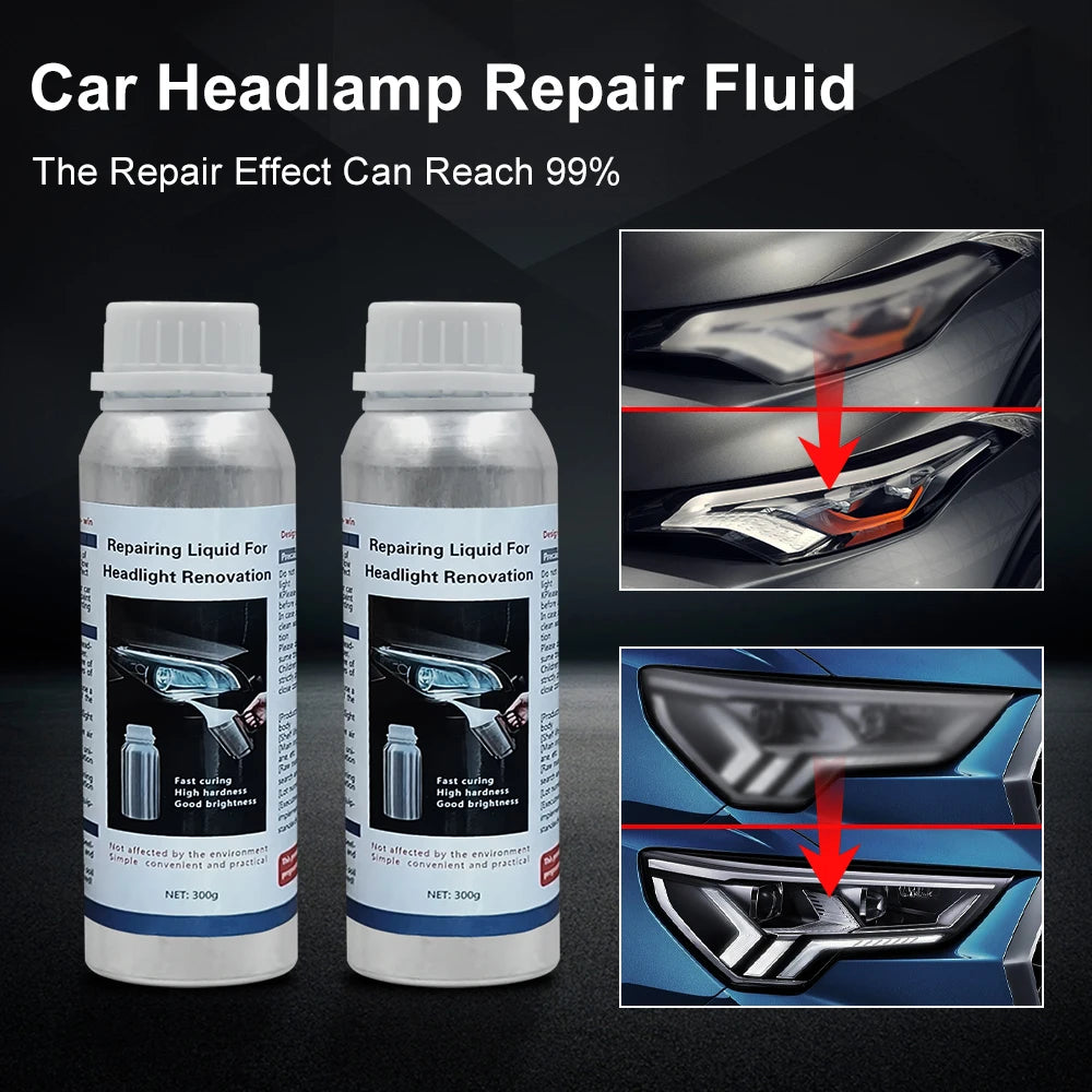 Car Headlight Restoration Kit – 300g Chemical Polish Set Headlight Restoration Kit Oasis Select