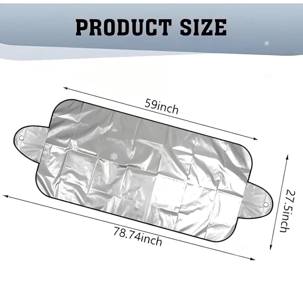 Car Windshield Cover – Windproof All-Weather Protector Against Frost, Rain & UV, Fits Most Cars & SUVs Oasis Select 150X70CM