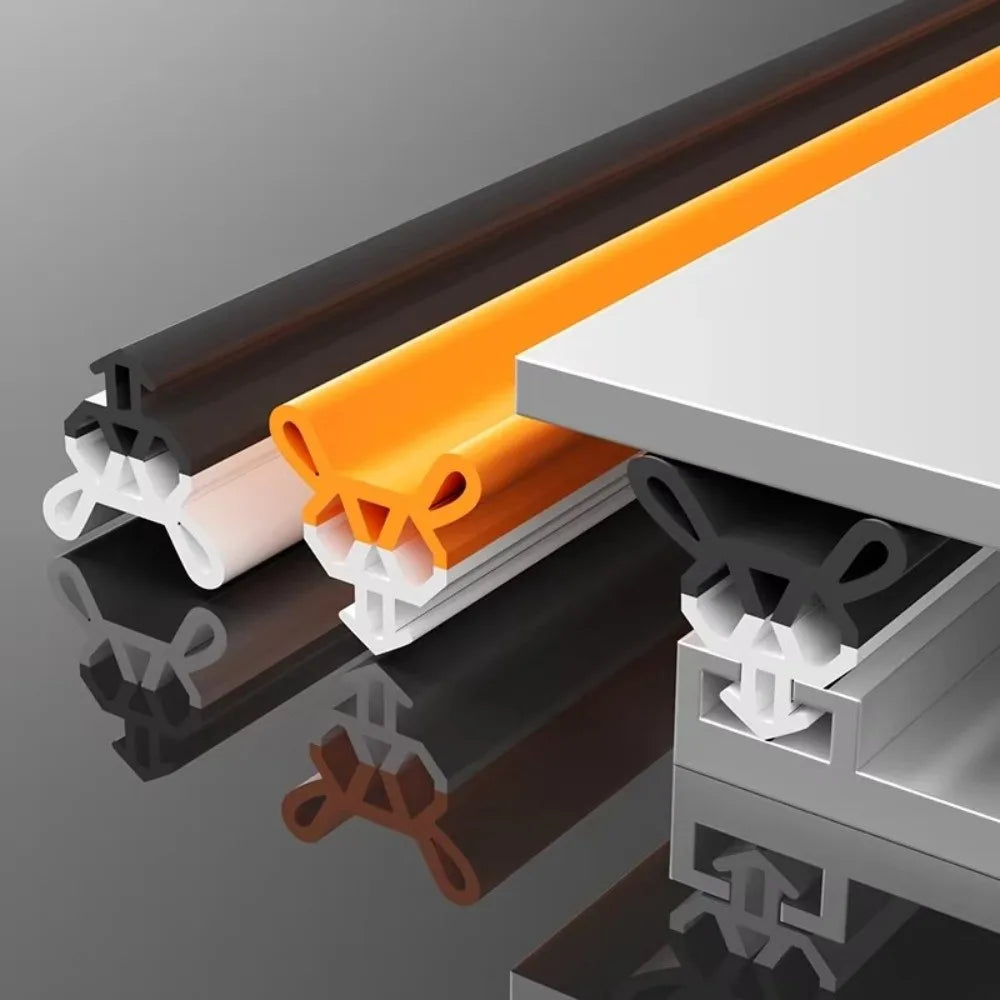 New 4M Window Seal Strip Self-adhesive TPE Weather Strip Flexible Bilateral Insulation Strip Window Insulation Oasis Select