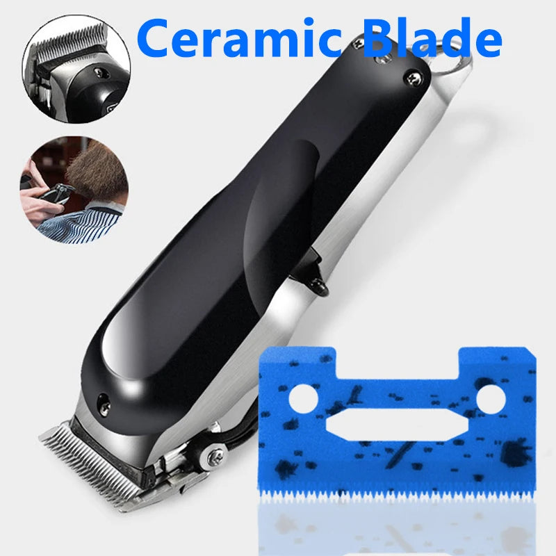 1/3/5Pcs Ceramic Clipper Blades Professional Head Replacement Barber Accessories Solid Color/Camouflage Color Ceramic Blade Oasis Select