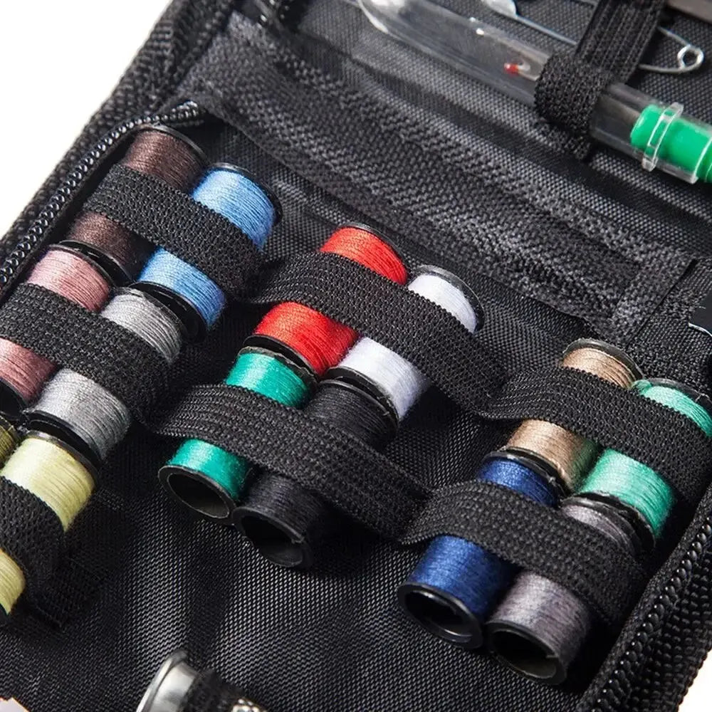 12 Needle Portable Mini Travel Household Sewing Box Set Sewing Kit Storage Bags Sundries Organizer Home Tools Oasis Select