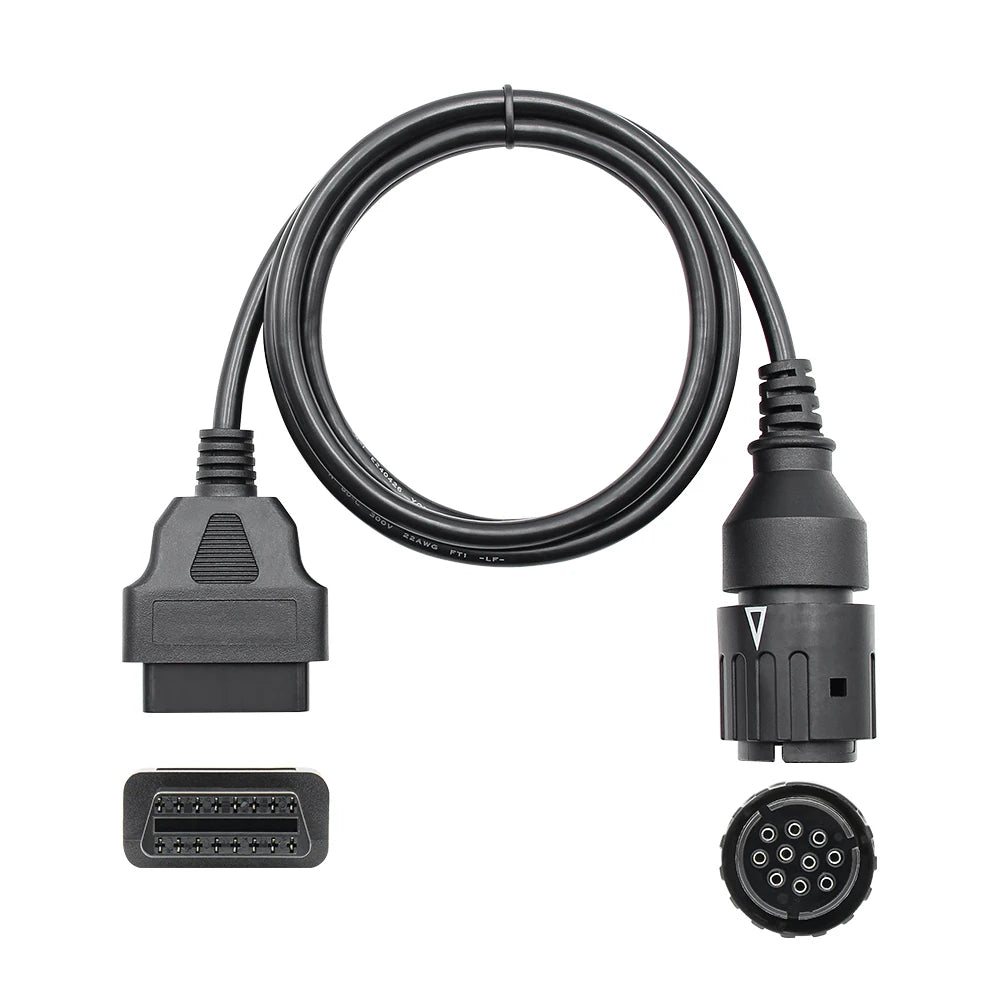 BMW Motorcycle 10-Pin to 16-Pin OBD2 ICOM-D Diagnostic Cable OBD2 Diagnostic Adapter Oasis Select Default Title