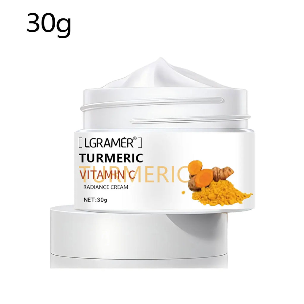 Turmeric Face Cream for Face Body Natural Turmeric Skin Brightening Lotion Vitamin E Cream with Hyaluronic Acid and Collagen Oasis Select 30g