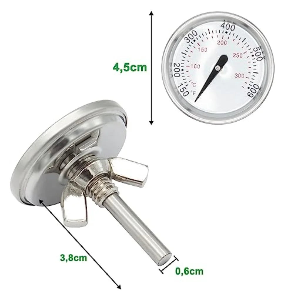 BBQ Grill Thermometer for Weber Spirit & Q Series | 150–600°F Grill Thermometer Oasis Select