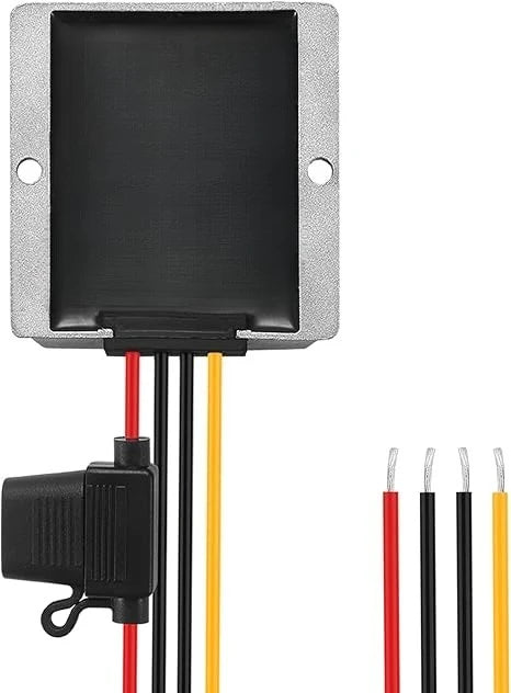 Voltage Converter DC 10-30V to 48V 1.5A Boost Converter with Fuse Over Temperature Protection Dust Resistant for Golf Cart Solar Oasis Select 30-72V to 24V 20A