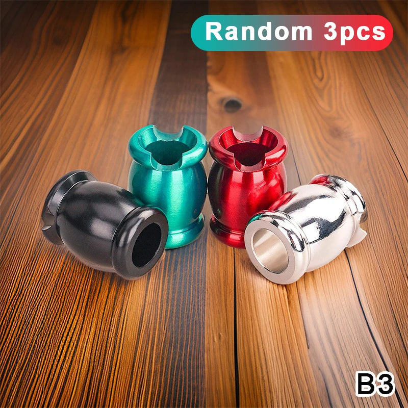 Metal Cigarette Extinguisher Portable Mini Ashtray Anti-slip With Slot Design Perfect For Home & Office Use Smoking Accessory Oasis Select B3
