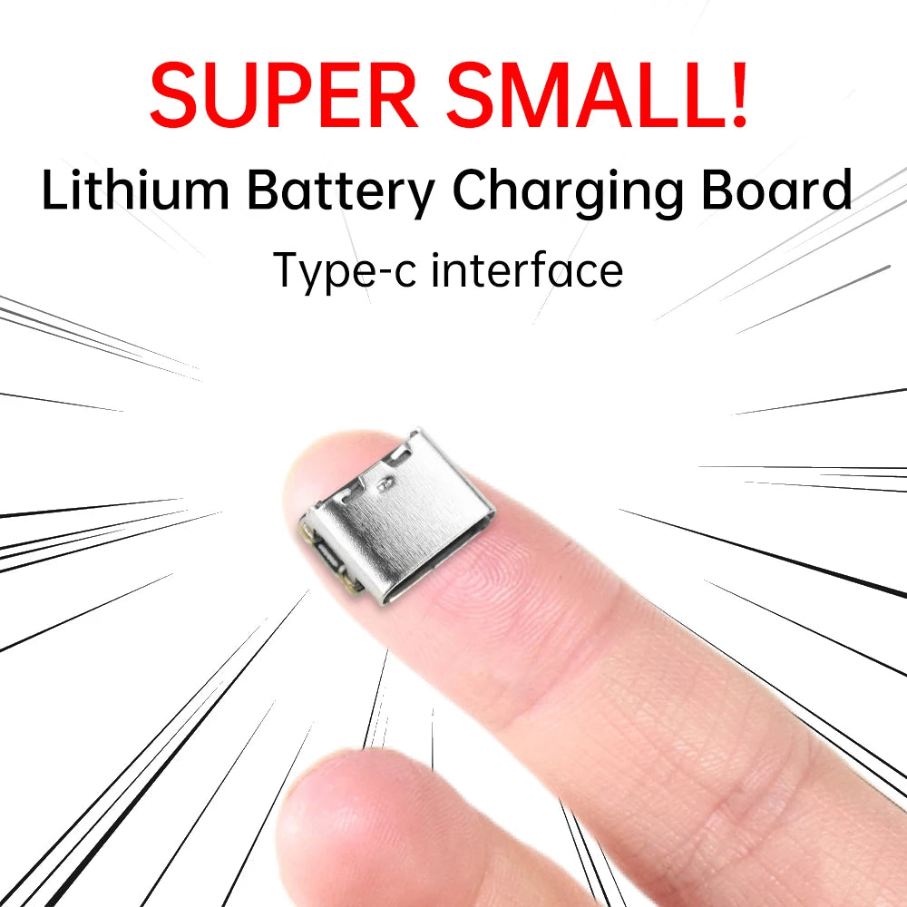 3.7V 4.2V Mini Lithium Battery Charging Board Module 18650 Lithium Battery Charger Protection Board Type-C Interface Oasis Select