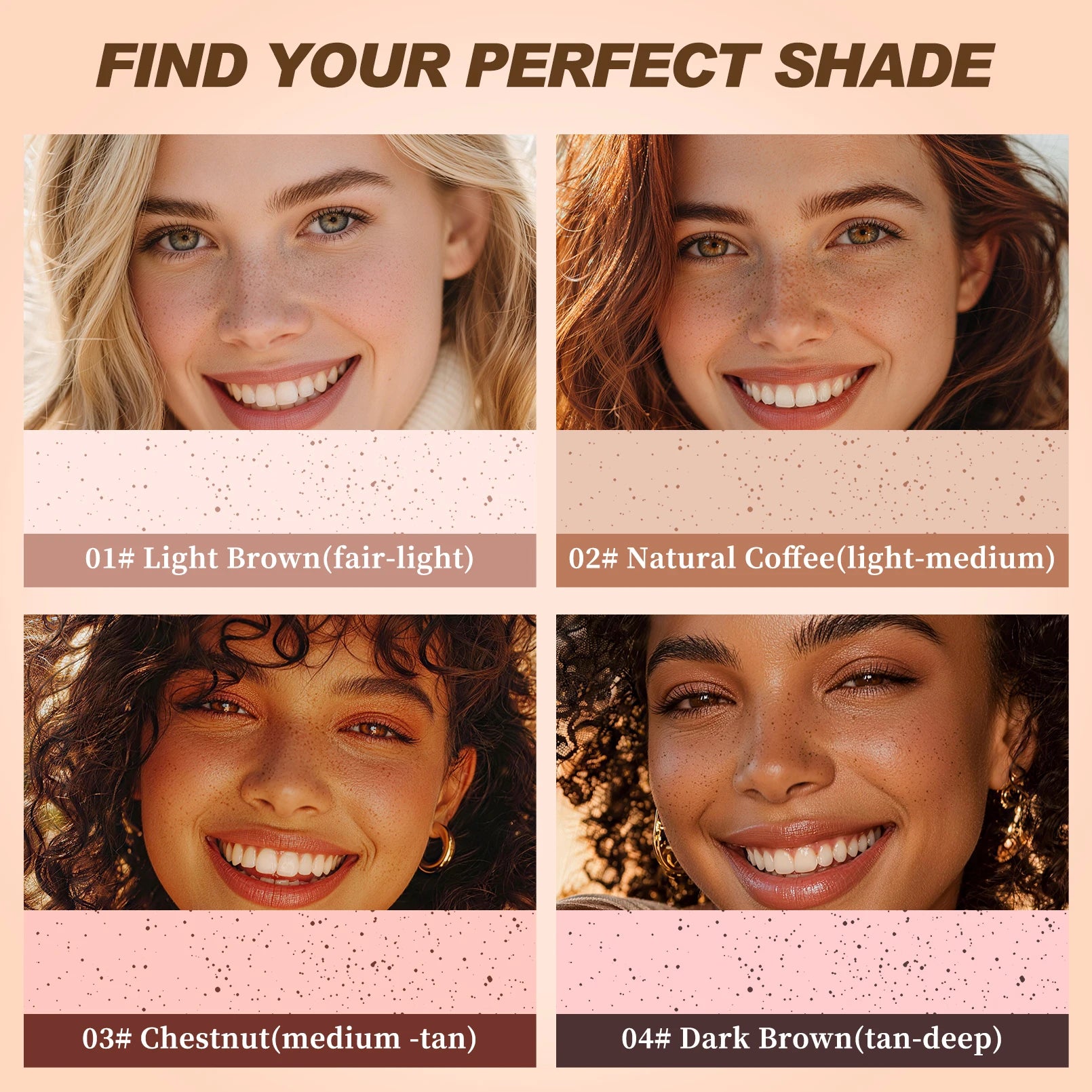 W3W Realistic Freckle Makeup Pen | Waterproof Stamp Dot