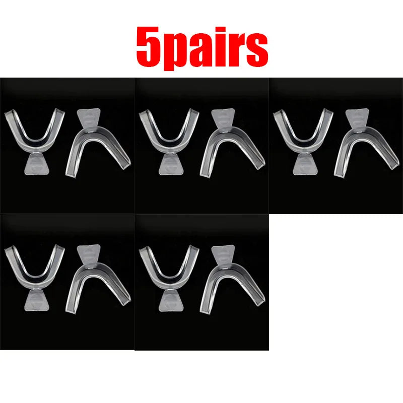 1/2/3/4/5/6pairs Transparent EVA Mouthguard - Breathable Sports Dental Protector For MMA, Boxing, Kickboxing, Taekwondo Training Oasis Select 5pairs