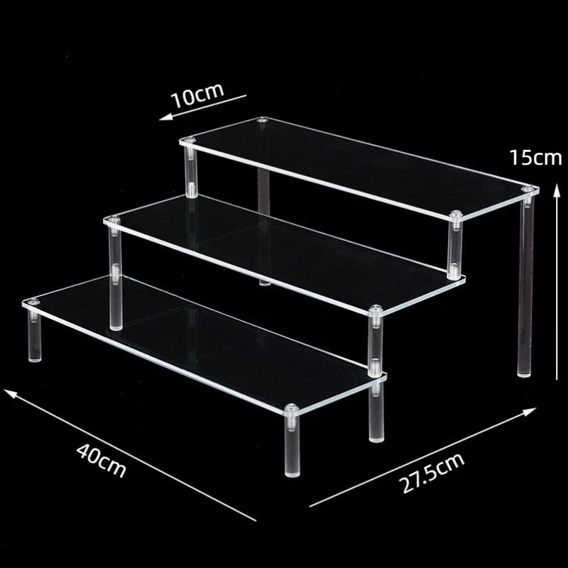 Acrylic Display Riser Rack – Perfume, Makeup & Cupcake Stand