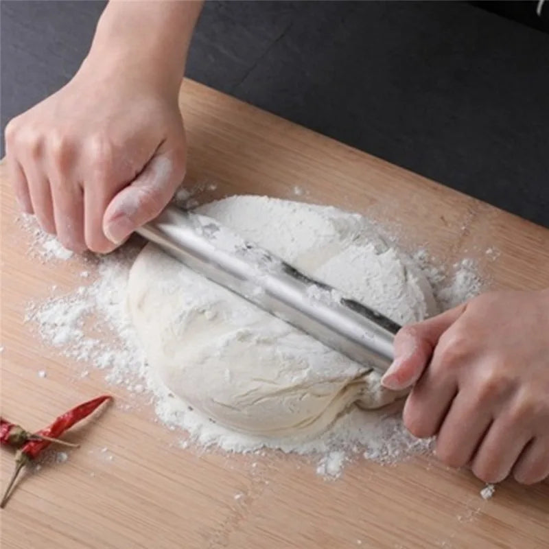 Stainless Steel Rolling Pin – Non-Stick Dough Roller for Baking Rolling Pin Oasis Select