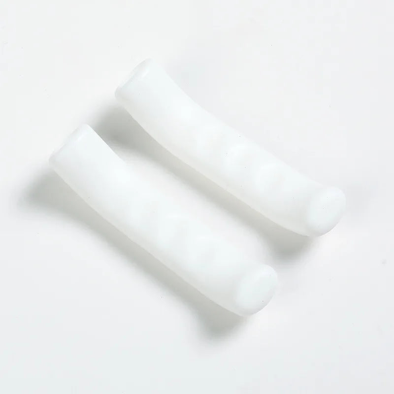 1/2Pair Bicycle Brake Handle Protection Cover Mountain Road Bike Brake Lever Protection Anti Slip Gel Sleeve Cycling Accessories Oasis Select 1pairs White