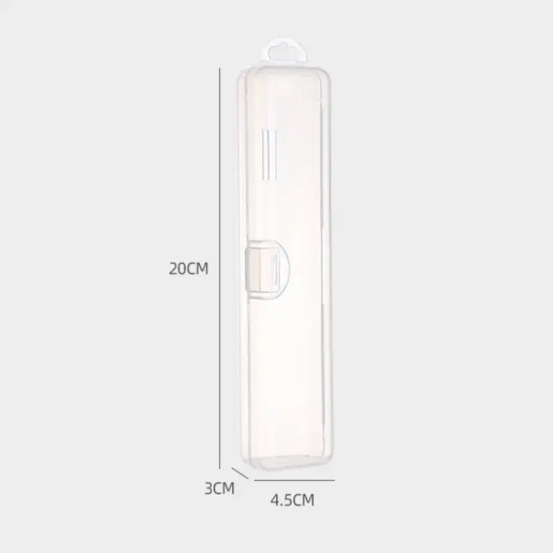 Transparent Toothbrush Box Portable Travel Organizer Case Plastic Toothpaste Holder Storage Container for Oral Hygiene Oasis Select Transparent